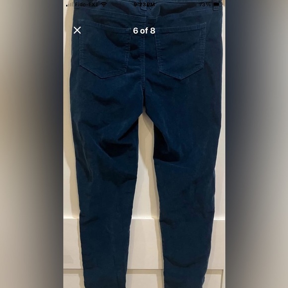 Women’s W32L31 corduroy Joe Fresh slim fit velour pants - Picture 4 of 15